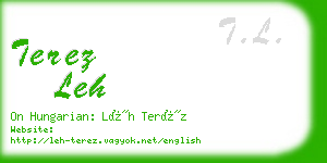 terez leh business card